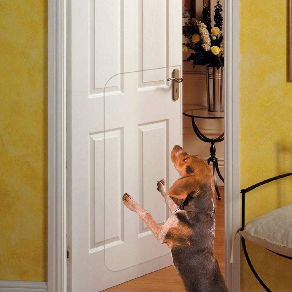 Deluxe Clear Door Scratch Protector Shields For Doors & Walls (set of 3) 17x43